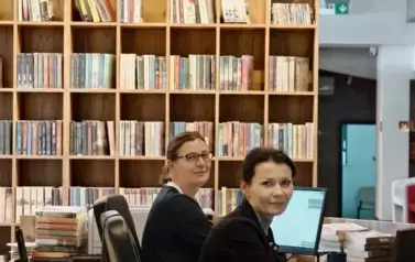 Pracownice Gminnej Biblioteki w Wieleniu