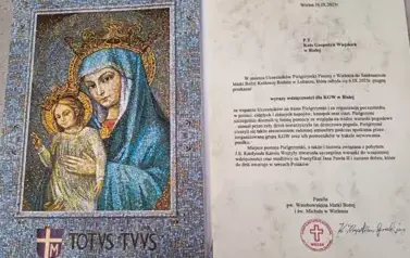 Podziękowanie dla KGW Biała