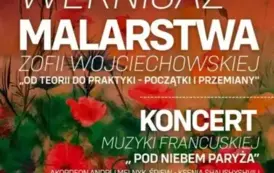 Plakat-wernisaż malarski Zofii Wojciechowskiej