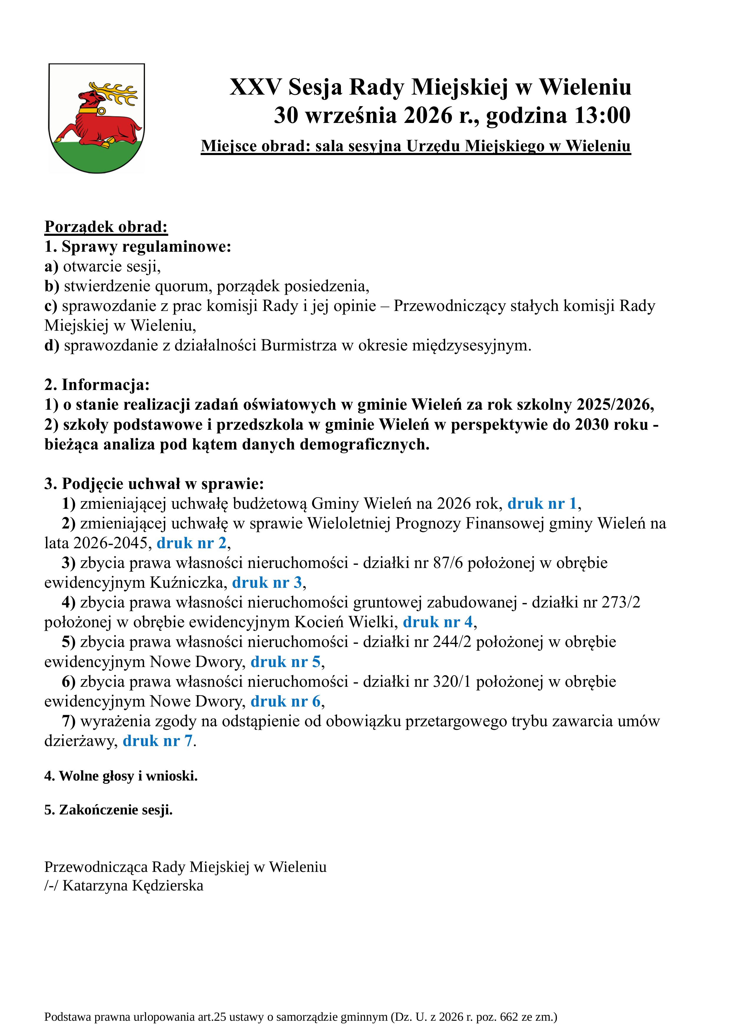 porządek_obrad_XXV_Sesja_RM