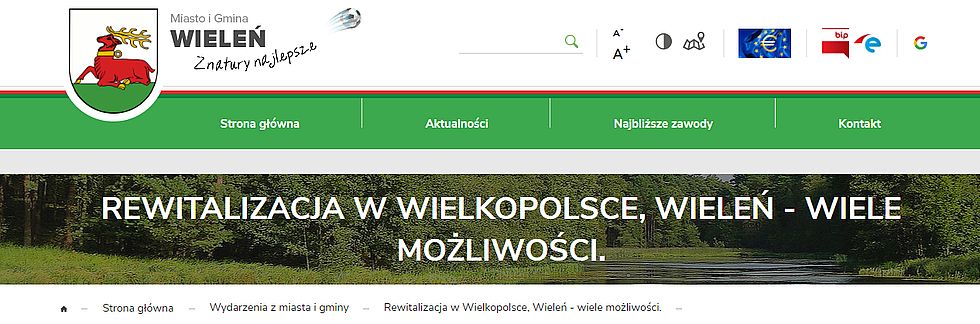 Rewitalizacja 2.0 UM Wieleń - info