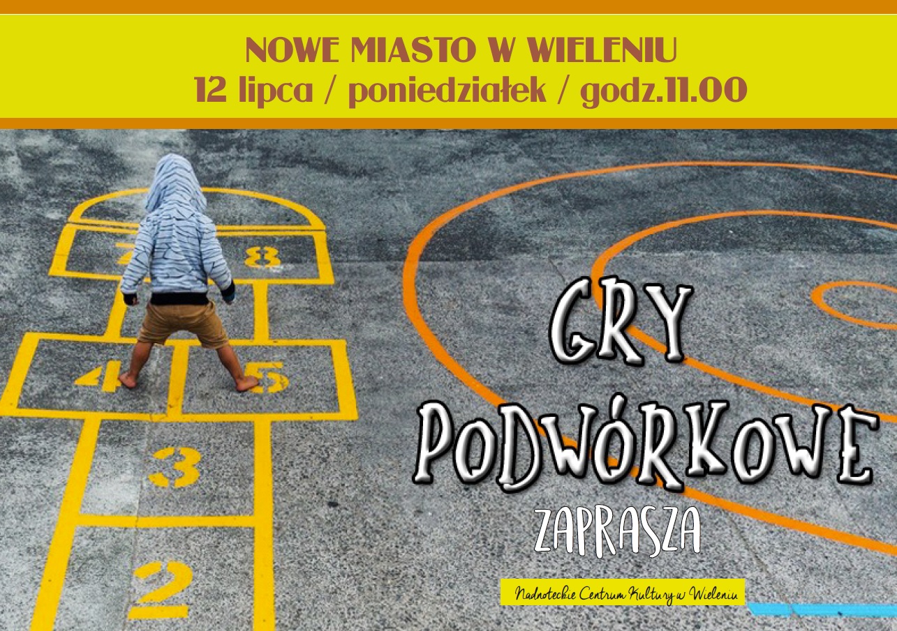 gry podwórkowe plakat