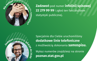 Zdjęcie do Numery na infolinie - spis rolny