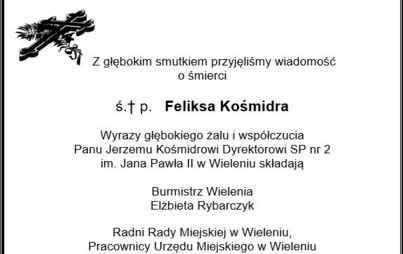 Zdjęcie do Składamy kondolencje...