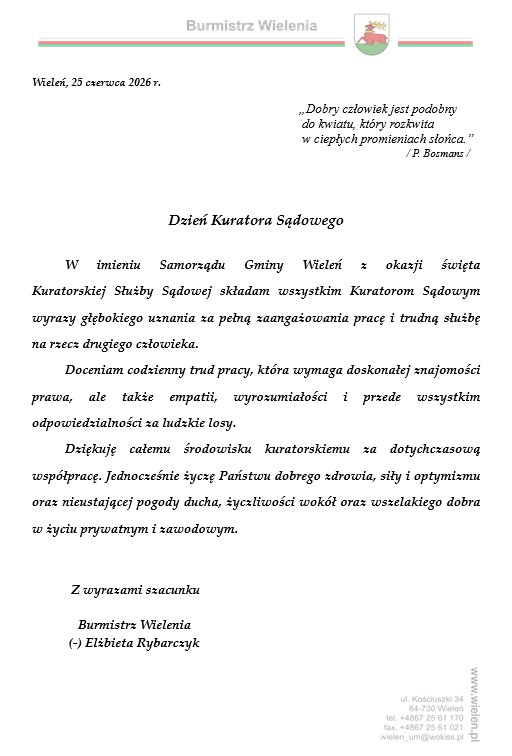 Zdjęcie do Dzień Kuratora Sądowego