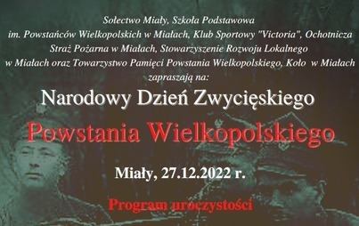 Zdjęcie do Obchody Narodowego Dnia Zwycięskiego Powstania Wielkopolskiego w Miałach