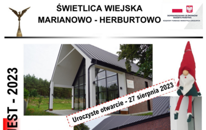 Zdjęcie do Uroczyste otwarcie sali wiejskiej  Marianowo - Herburtowo