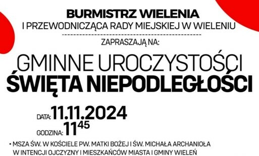 Zdjęcie do Gminne obchody Narodowego Święta Niepodległości