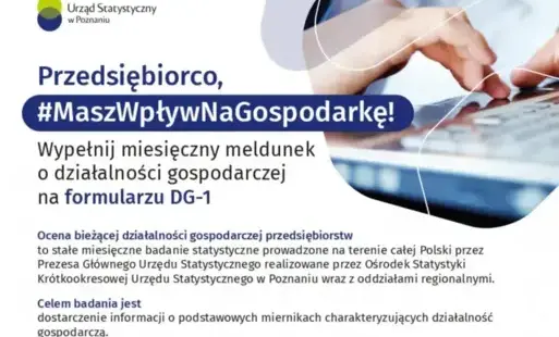 Zdjęcie do Wypełnij miesięczny meldunek o działalności gospodarczej na formularzu DG-1