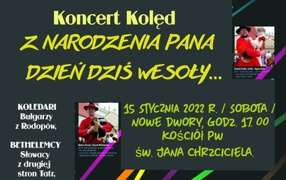 Zdjęcie do Koncert Kolęd z dudziarzami,15 stycznia w kościele w Nowych Dworach