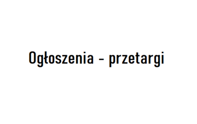 Zdjęcie do Przetargi na dzierżawę nieruchomości