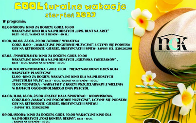 Zdjęcie do Wieleń, Kino za Rogiem, Wakacyjne kino dla najmłodszych "UPS BUNT NA ARCE"