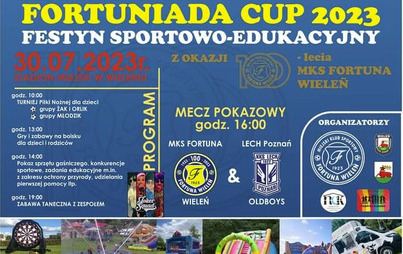 Zdjęcie do FORTUNIADA CUP 2023 Festyn sportowo-edukacyjny