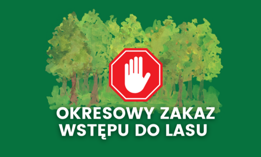 Zdjęcie do Wprowadzenia okresowego zakazu wstępu do lasu w Leśnictwie Dzierżązno Małe