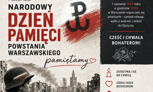 Zdjęcie do 1 sierpnia Dzień Pamięci Powstania Warszawskiego - pamiętamy!