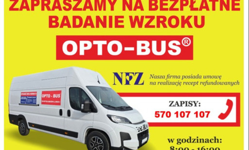 Zdjęcie do  Zapraszamy na bezpłatne badanie wzroku w Wieleniu!