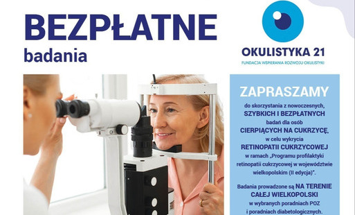 Zdjęcie do Bezpłatne badania w kierunku retinopatii cukrzycowej