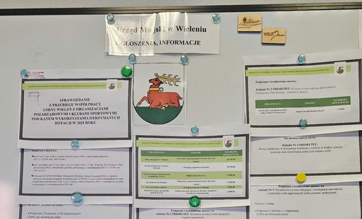 Zdjęcie do Sprawozdanie z przebiegu wsp&oacute;łpracy Gminy Wieleń z organizacjami pozarządowymi i klubami sportowymi pod kątem wyk. otrzymanych dotacji w 2025 roku