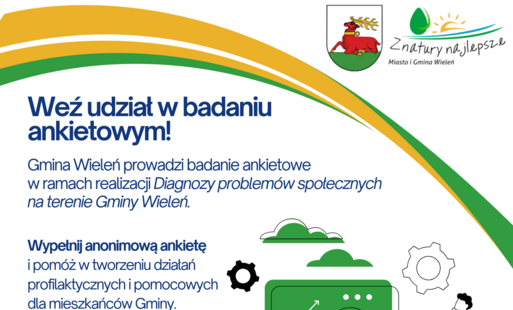 Zdjęcie do Badanie ankietowe - Diagnozy problem&oacute;w społecznych na terenie Gminy Wieleń.