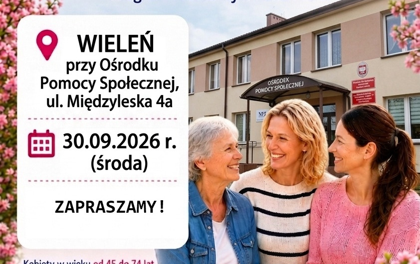 ZMIANA TERMINU BADAŃ MAMMOGRAFICZNYCH